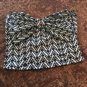 Patterned tube top